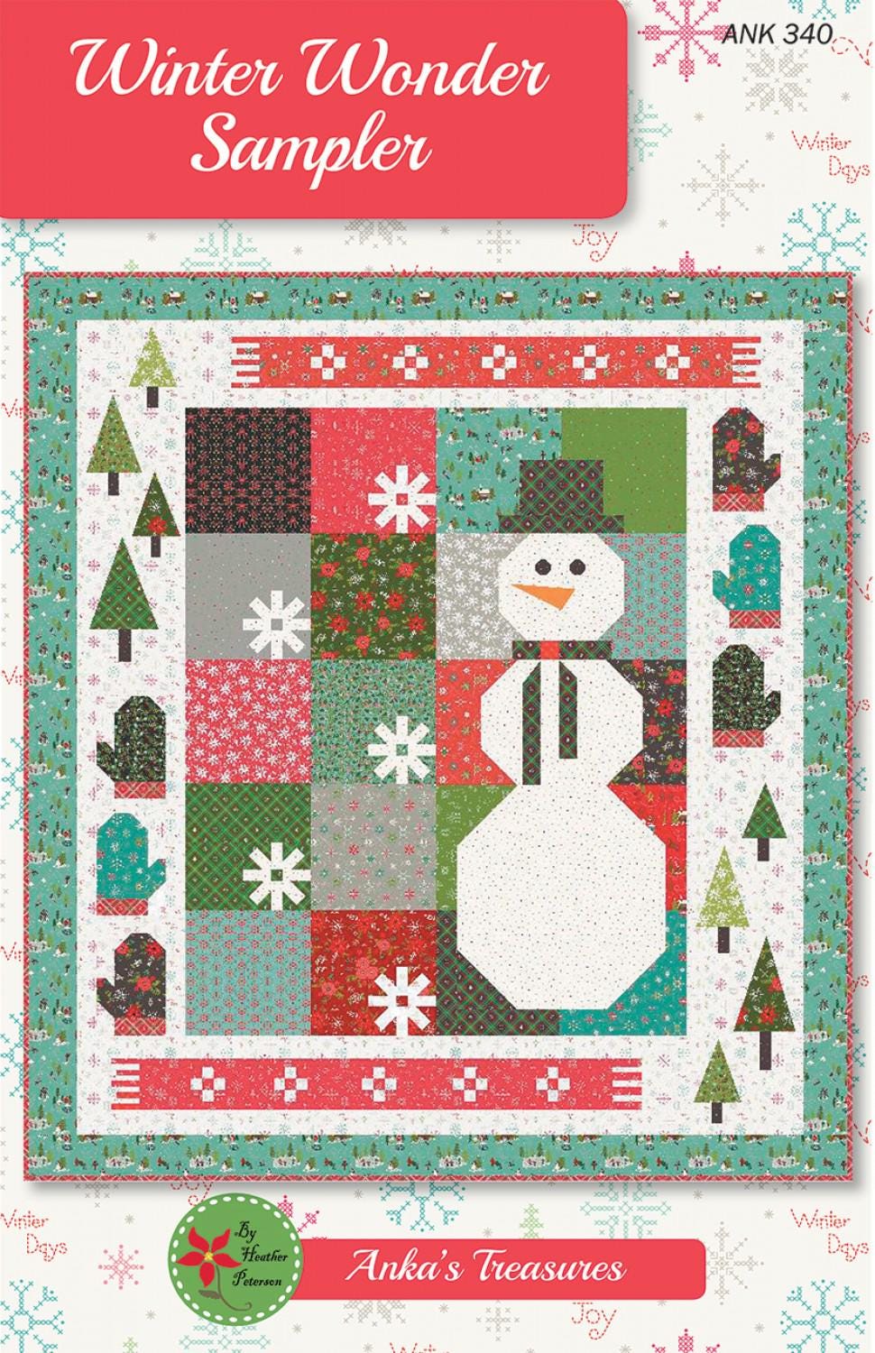 棗いつき Winter Gift MA-1 Sサイズ Quilt Kit~winter Wonder Sampler~66