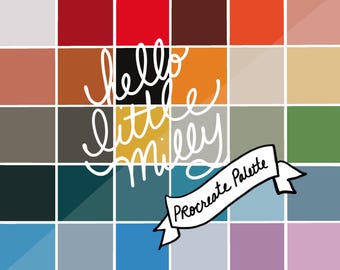 Procreate: Georgia O'Keefe Color Palette // Instant Download // Swatches