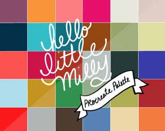 Procreate: Frida Kahlo Color Palette // Instant Download // Swatches