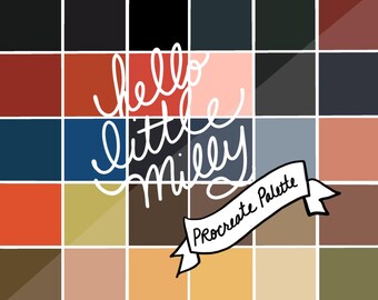 Procreate: Vermeer Color Palette // Instant Download // Swatches