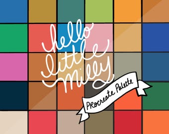 Procreate: Klimt Color Palette // Instant Download // Swatches