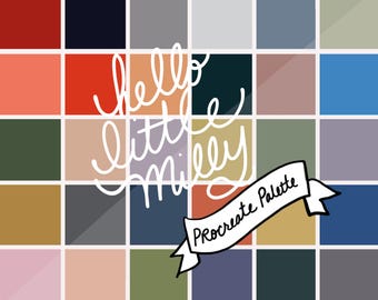 Procreate: Renoir Color Palette // Instant Download // Swatches
