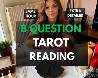 8 Question Tarot Reading: Detailed Answers for Love, Career, Future and Life