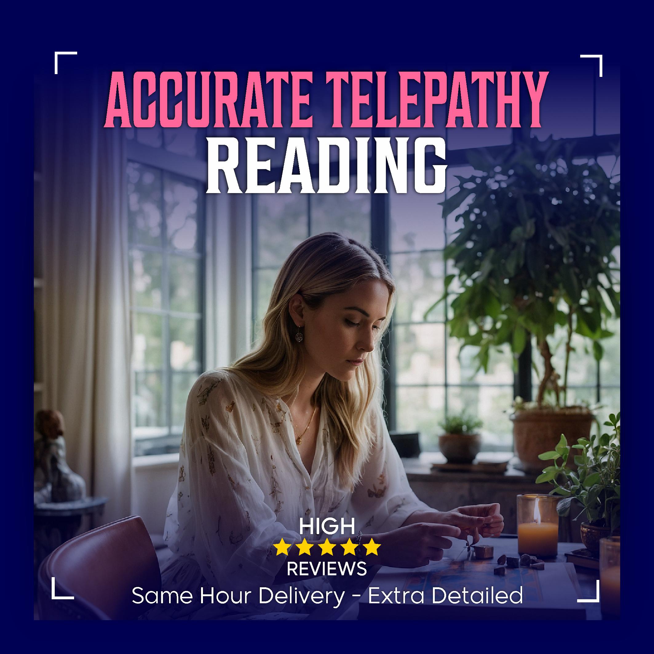 SAME HOUR Accurate Telepathy Reading, Detailed Mind Reading, Love Telepathy Reading, Accuracy Tarot Reading, Telepathy Tarot Reading, Love