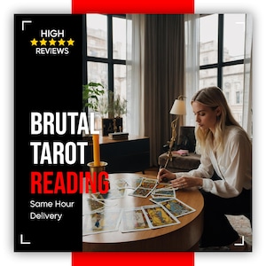 Detailed Brutal Reading Same Hour, Brutal Tarot Reading, Brutally Honest Tarot Reading, No Sugar Coating Tarot, Raw Reading, Psychic Reading