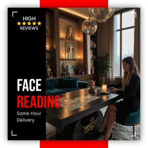 SAME HOUR | Face Reading, Face Photo Reading, Psychic Reading, Clairvoyant Reading, Face Tarot, Personalized Face Reading, Face Analysis