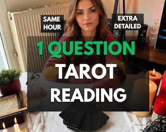 One Question Tarot Reading - Same Hour Delivery - Extra Detailed