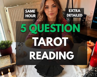 5 Question Tarot Reading | Same Hour Psychic Prediction