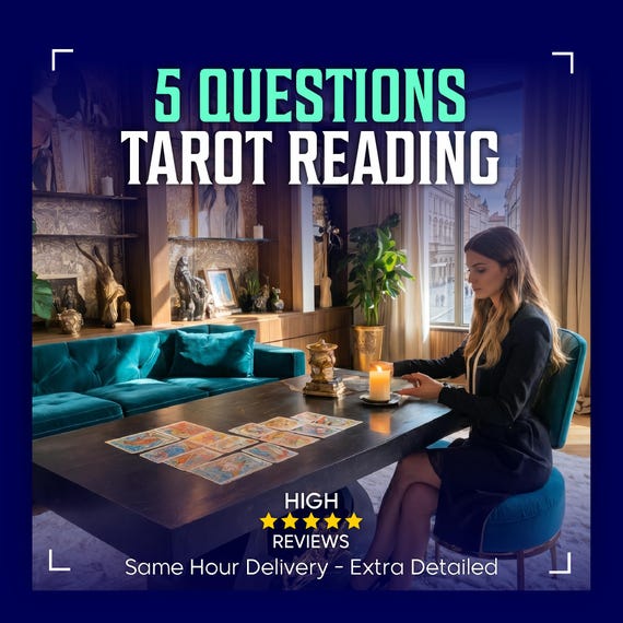 5 Question Tarot Reading | Same Hour Psychic Prediction