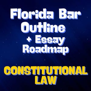 Florida Bar - Schema di diritto costituzionale MBE + Roadmap del saggio FL