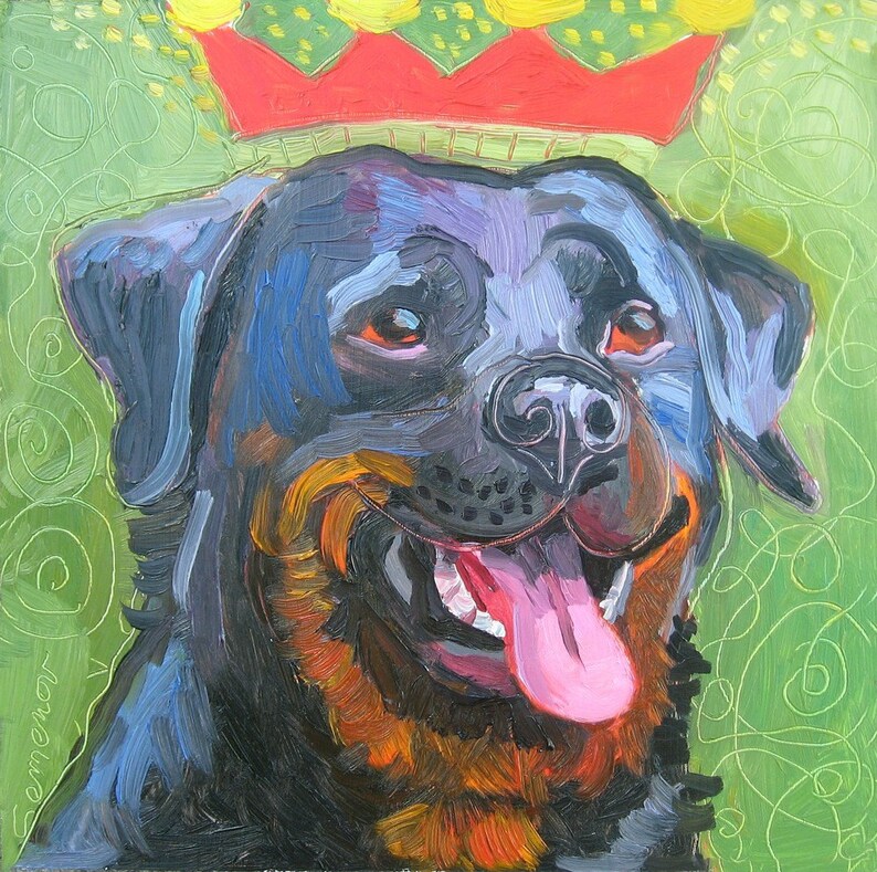 I will paint your dog image 4