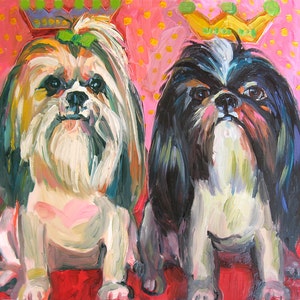 Llasa Apso/Shih Tzu Art Print FREE SHIPPING USA