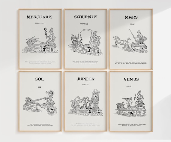 Roman Planets And Gods