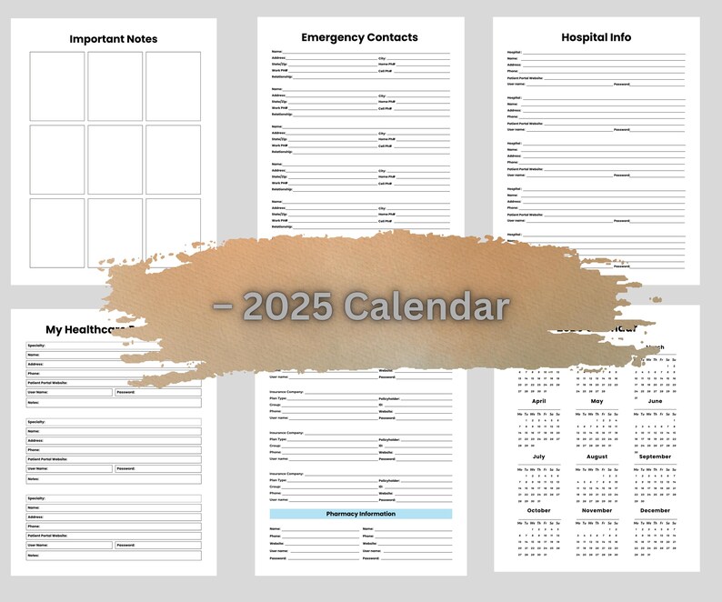 About 2025 Medical Planner Bundle Canva Kdp Graphic 2025 Medical