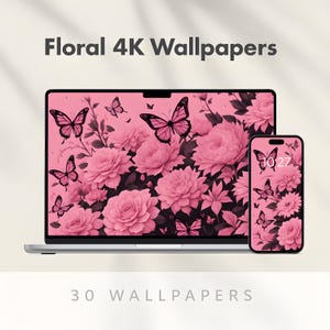 30 Floral Wallpaper for laptop & Desktop Digital Art Download