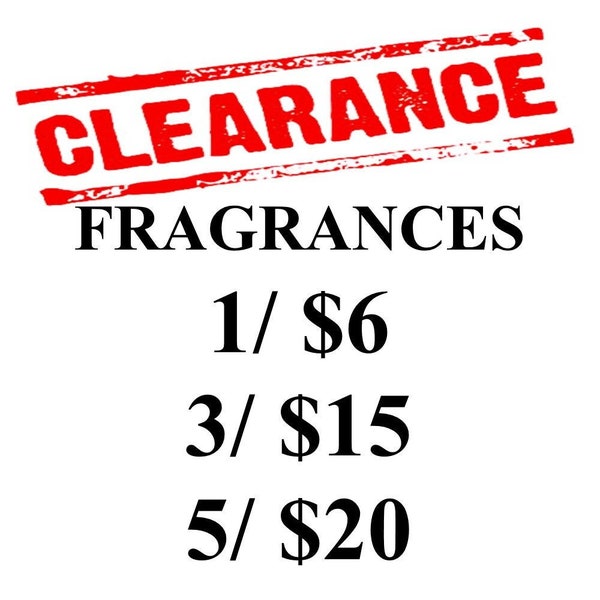 CLEARANCE Last Chance Roll on Fragrances
