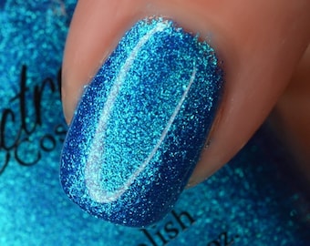 SPELLBOUND Blue Metallic Nail Polish