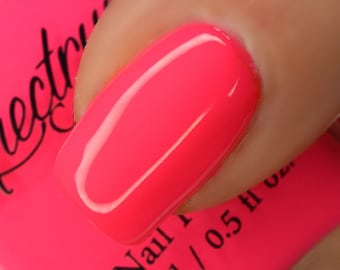 SHOCKING Neon Pink Nail Polish