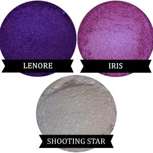 Purple Eyeshadow Stack Lenore, Iris, Shooting Star image 1