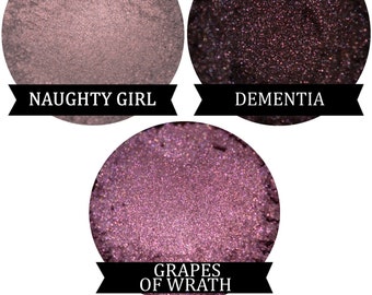 Get the Look 3 Piece Purple Eyeshadow Stack Smoky eyeshadow shades