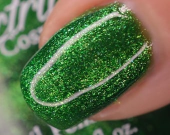 THAT'S SO FETCH Green Shimmer Nail Polish Holiday Grinchmas