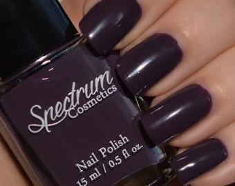 SALEM Purple Eggplant Creme Halloween Nail Polish