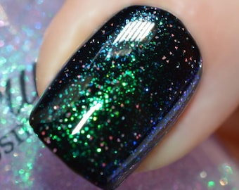 PAINTED WINGS Iridescent Reflective Glitter Nail Polish