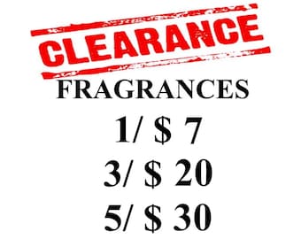 Roll On Fragrance Oil: Closeout Scents (.35 fl oz Glass Bottle)