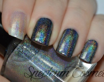 GLASS SLIPPER Linear Holographic Nail Polish Top Coat