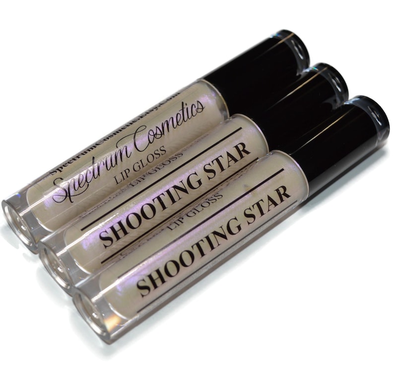 SHOOTING STAR Purple Sparkle Lip Gloss image 5