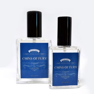 CHINS OF FURY  Cologne Rum, Musk and Bay Notes