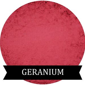GERANIUM Matte Pink Red Eyeshadow