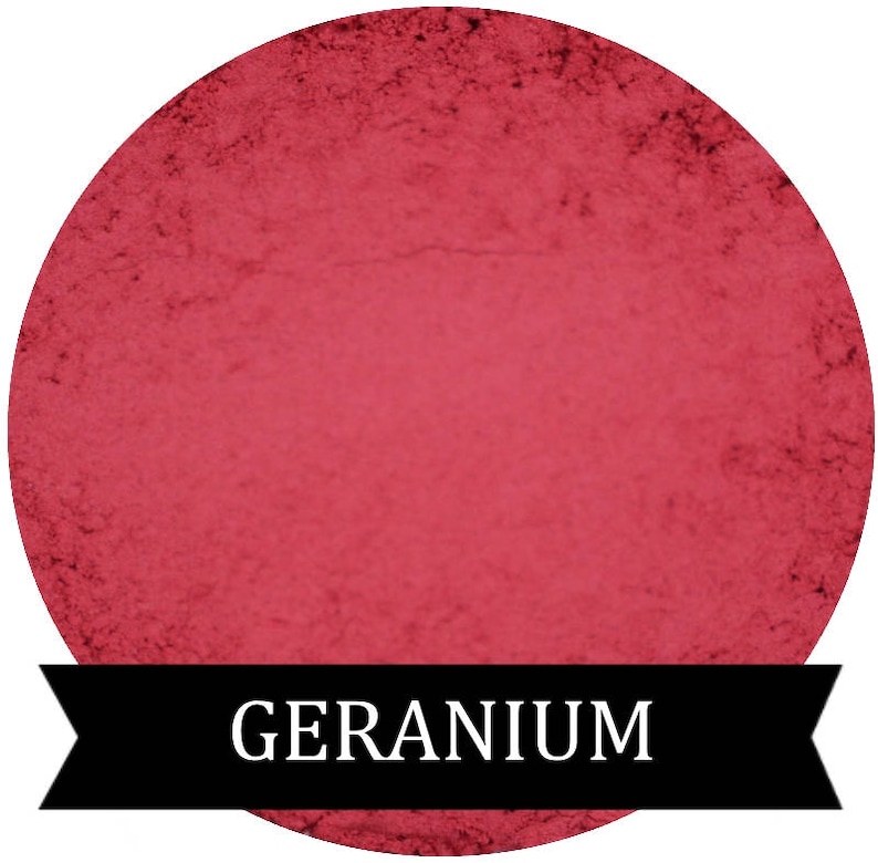 GERANIUM Matte Pink Red Eyeshadow image 1