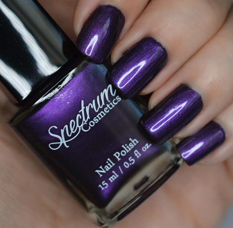 Purple Nail Polish COVEN Halloween Shade image 1