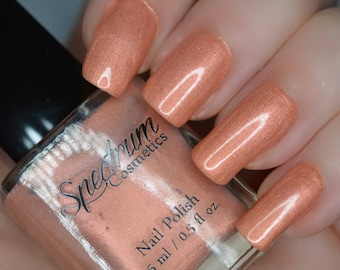 RUMOR Peach Shimmer Nail Polish