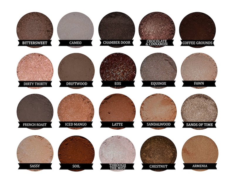 TUSCAN Muted Brown Plum Eyeshadow Etsy