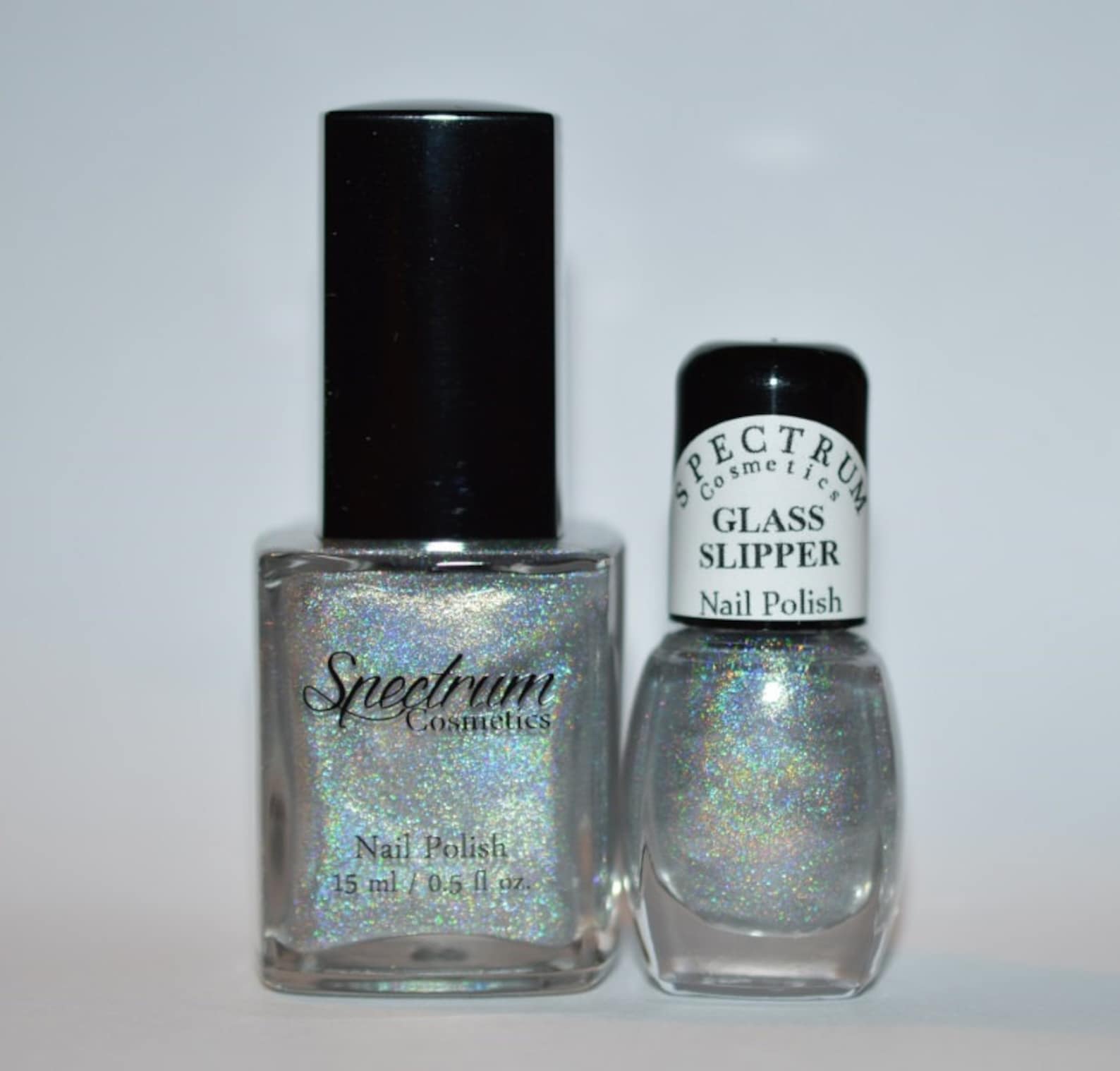 GLASS SLIPPER Linear Holographic Nail Polish Top Coat Etsy