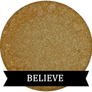 Shimmery Gold Eyeshadow Hilight BELIEVE