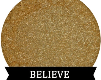 Shimmery Gold Eyeshadow Hilight BELIEVE
