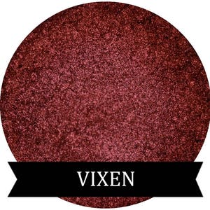 Metallic Red Eyeshadow VIXEN