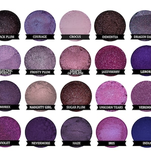 Purple Eyeshadow LENORE Mineral makeup image 4