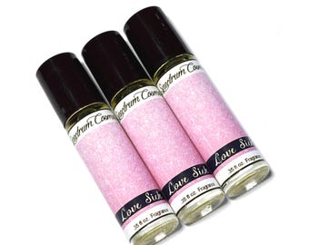 LOVE SICK Perfume: Cranberry , Currants, Rose Peony Caramelized Vanilla, and Cotton Candy