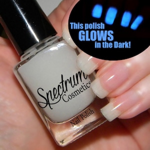 Blue Glow in the Dark Nail Polish BLUE MOON