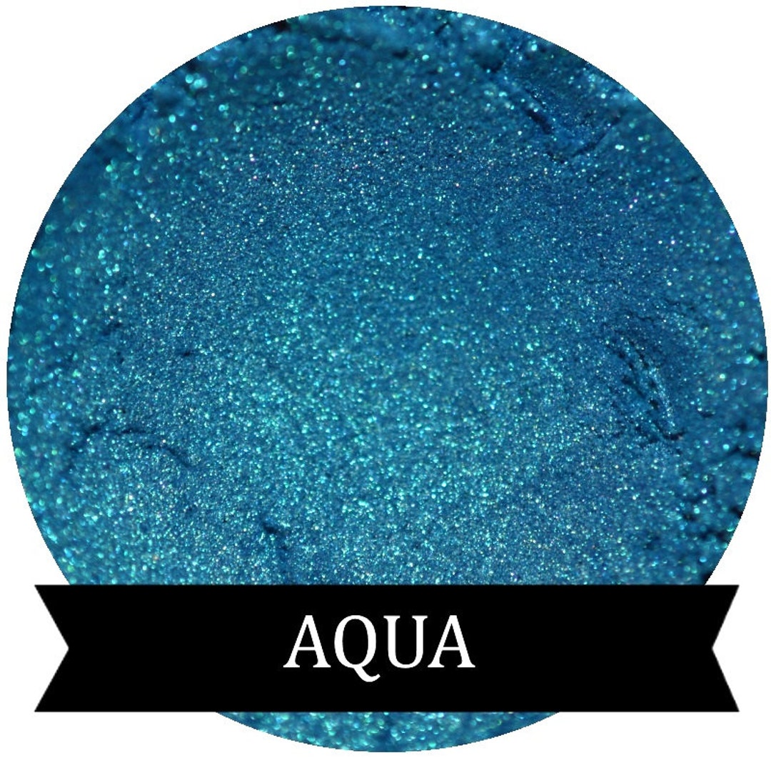 AQUA Blue Teal Shimmer Eyeshadow