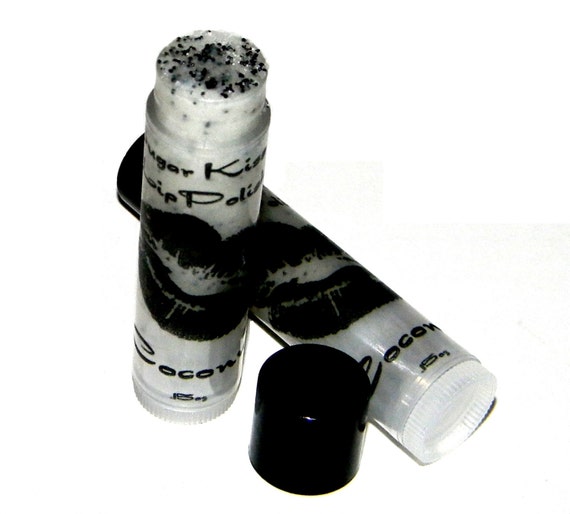 COCONUT Sugar Kisses Lip Polish  Exfoliating Lip Scrub in a Tube