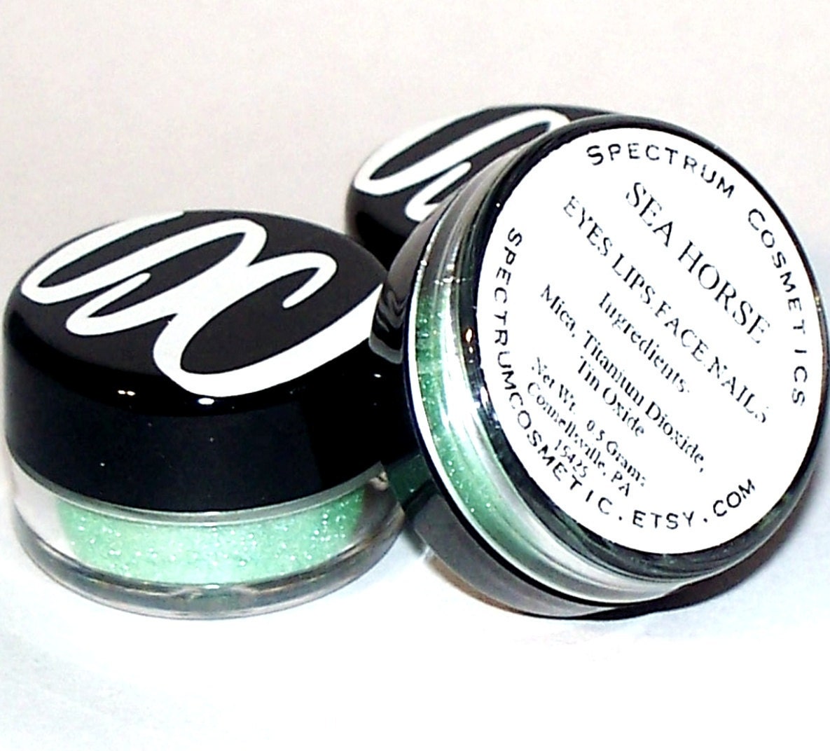 SEA HORSE Sea Foam Green Eyeshadow Etsy