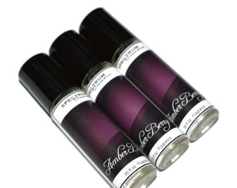 AMBER BERRY Roll On Perfume Blackberry, Amber, Bergamot, and Cassis