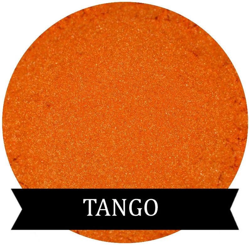 Orange Mineral Eyeshadow TANGO image 1
