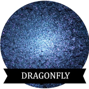 Dark  Blue Mineral Eyeshadow Pigment  DRAGONFLY