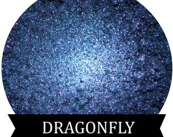 Dark  Blue Mineral Eyeshadow Pigment  DRAGONFLY